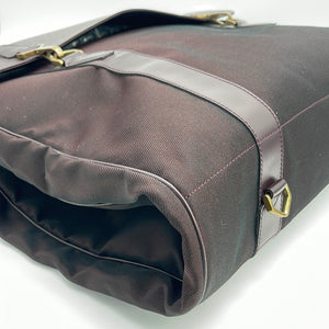 PRELOVED Louis Vuitton Burgundy Taiga Leather Portable Garment Bag