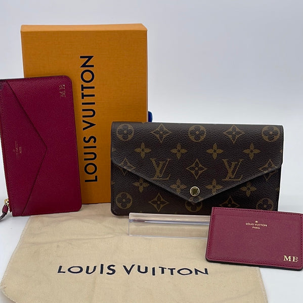 Louis Vuitton Jeanne Wallet Fuchsia, Women's Fashion, Bags