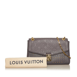 Félicie leather crossbody bag Louis Vuitton Grey in Leather - 24983897
