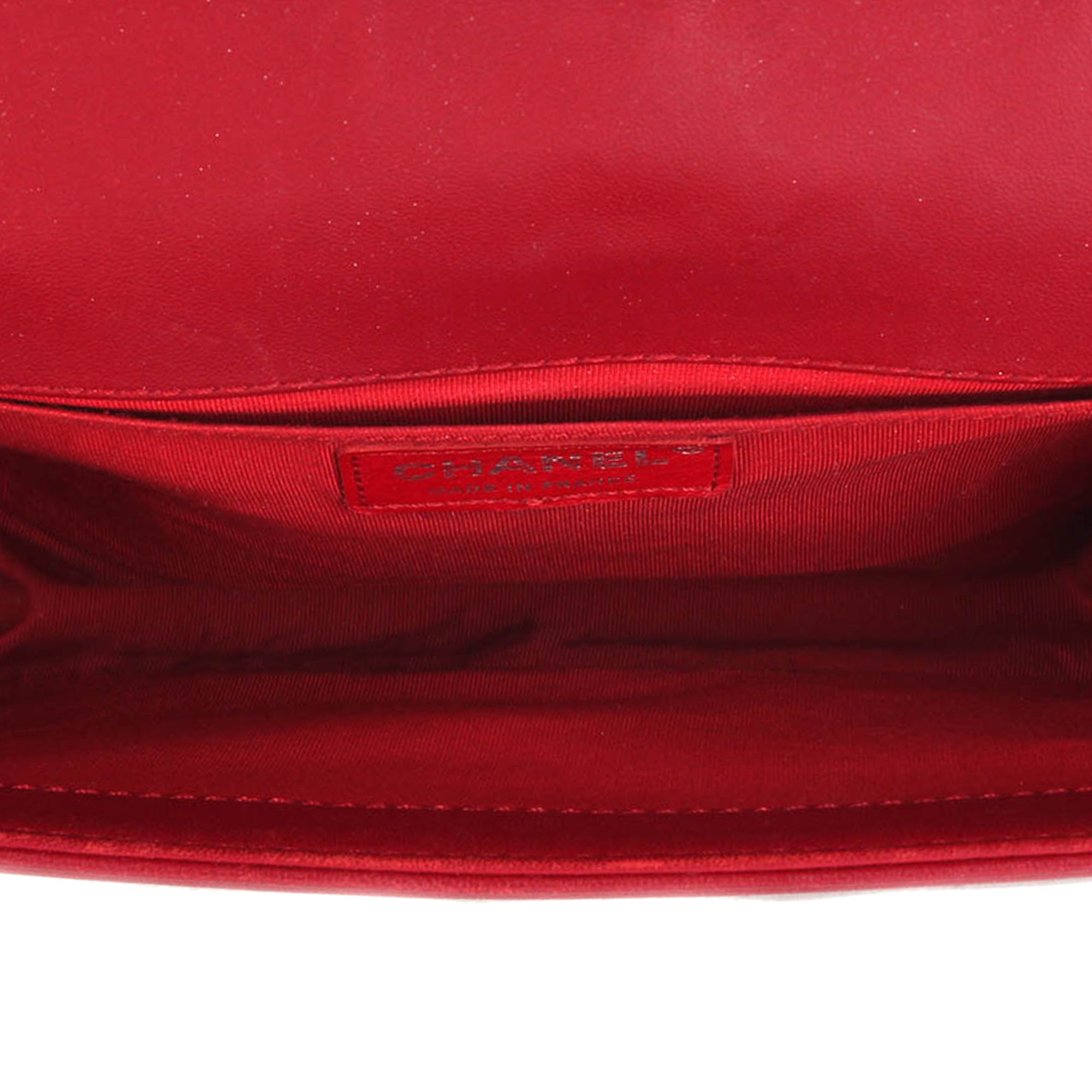 PRELOVED CHANEL Black and Red Lambskin Medium Boy Bag YRXGBKW 040323 *** $1400 OFF FLASH SALE ****