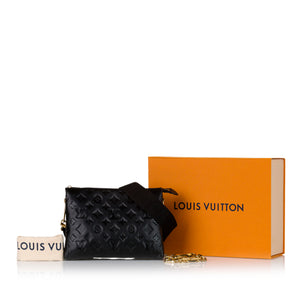 Louis Vuitton CoussinPM black monogram lambskin