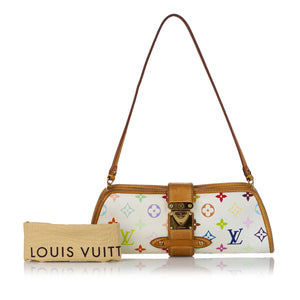 Preloved Louis Vuitton White Multicolore Shirley Shoulder Bag 032623