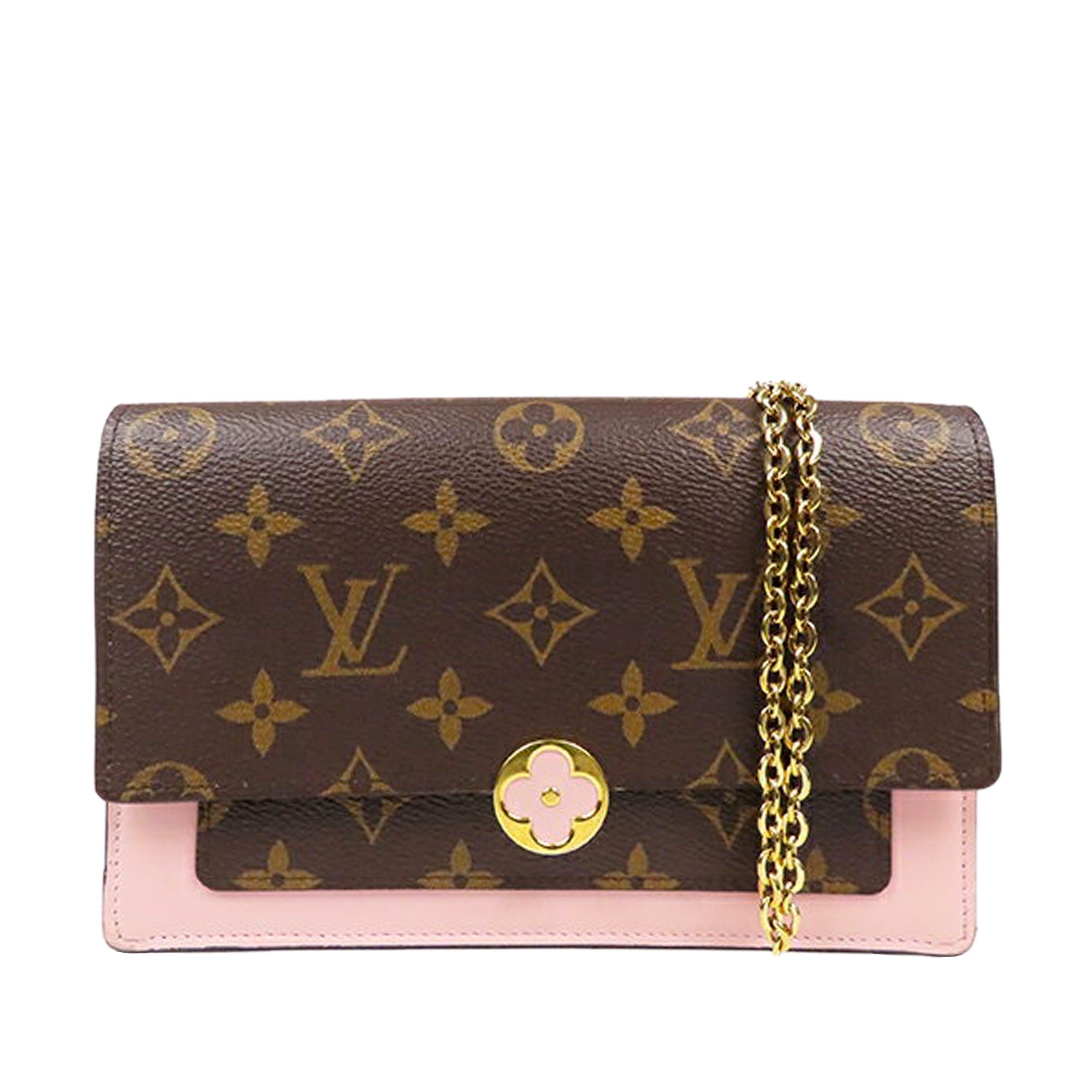 Flore chain handbag Louis Vuitton Multicolour in Denim - Jeans