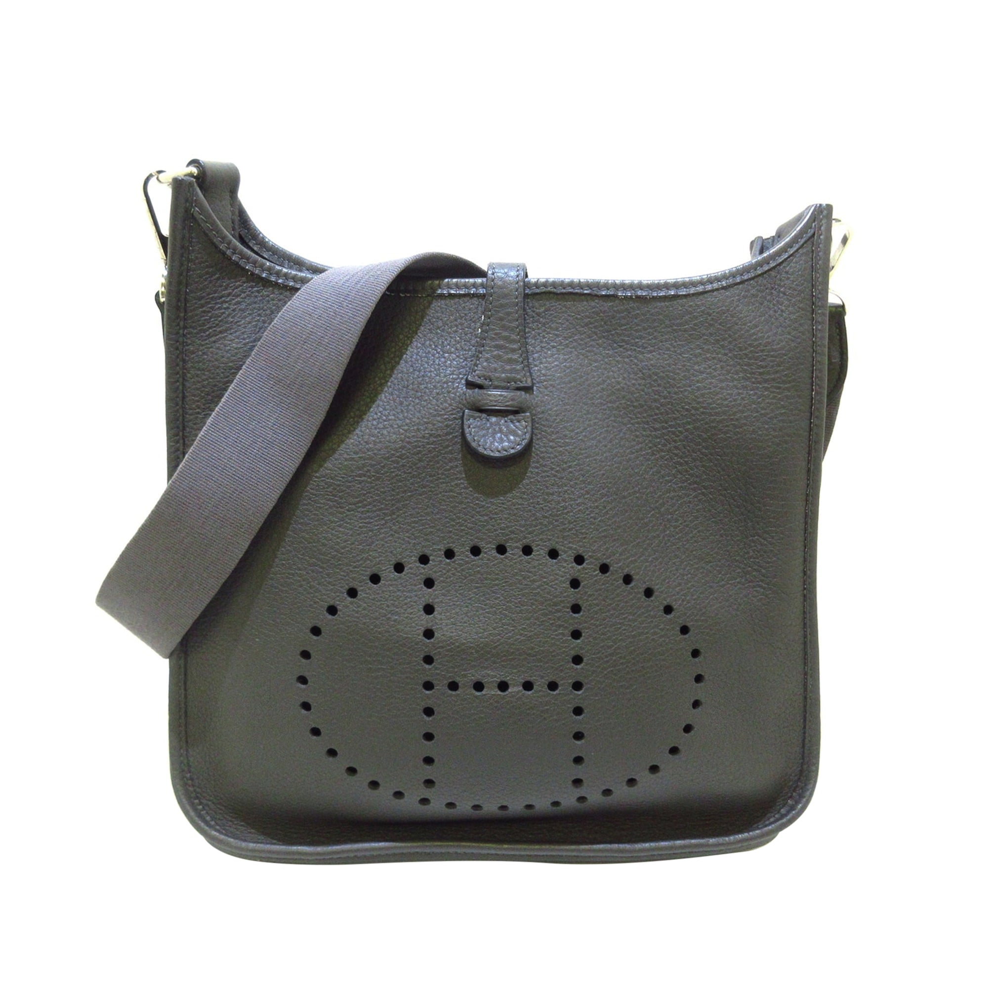 Hermes Evelyne Gen III GM Clemence Leather Crossbody Bag