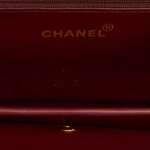 Vintage Chanel Black Quilted Lambskin Full Single Flap Shoulder Bag 032623 - $300 OFF FLASH