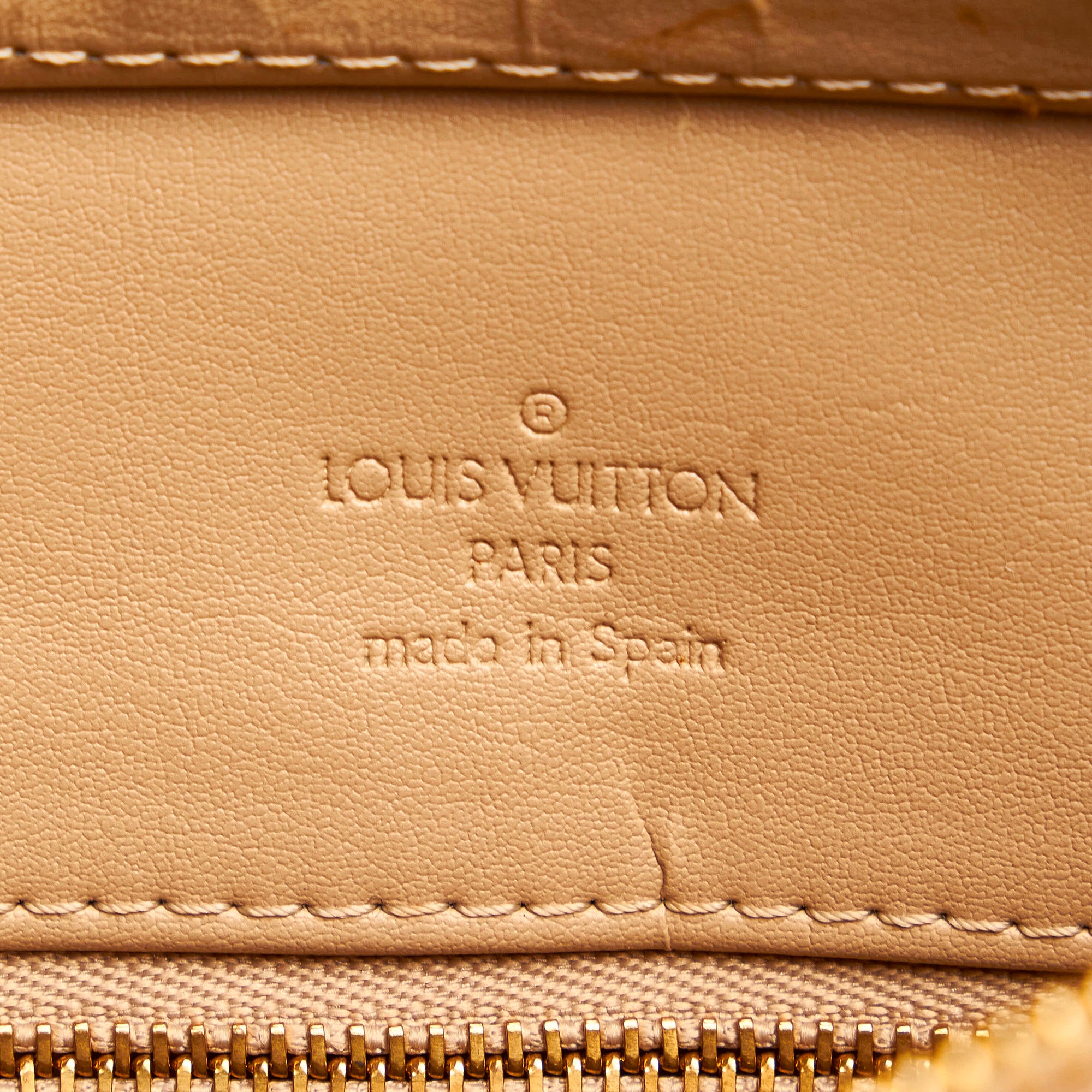 Vintage Louis Vuitton Houston Vernis Yellow Monogram Tote LW1919 032823