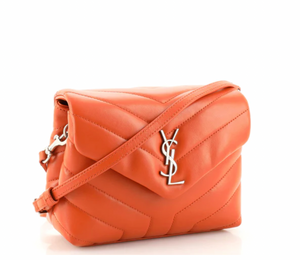 Preloved Saint Laurent LouLou Orange Toy Crossbody Bag BCI167840.0421 011423
