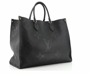 PRELOVED Louis Vuitton Black Empreinte Monogram Giant GM OnTheGo Tote –  KimmieBBags LLC