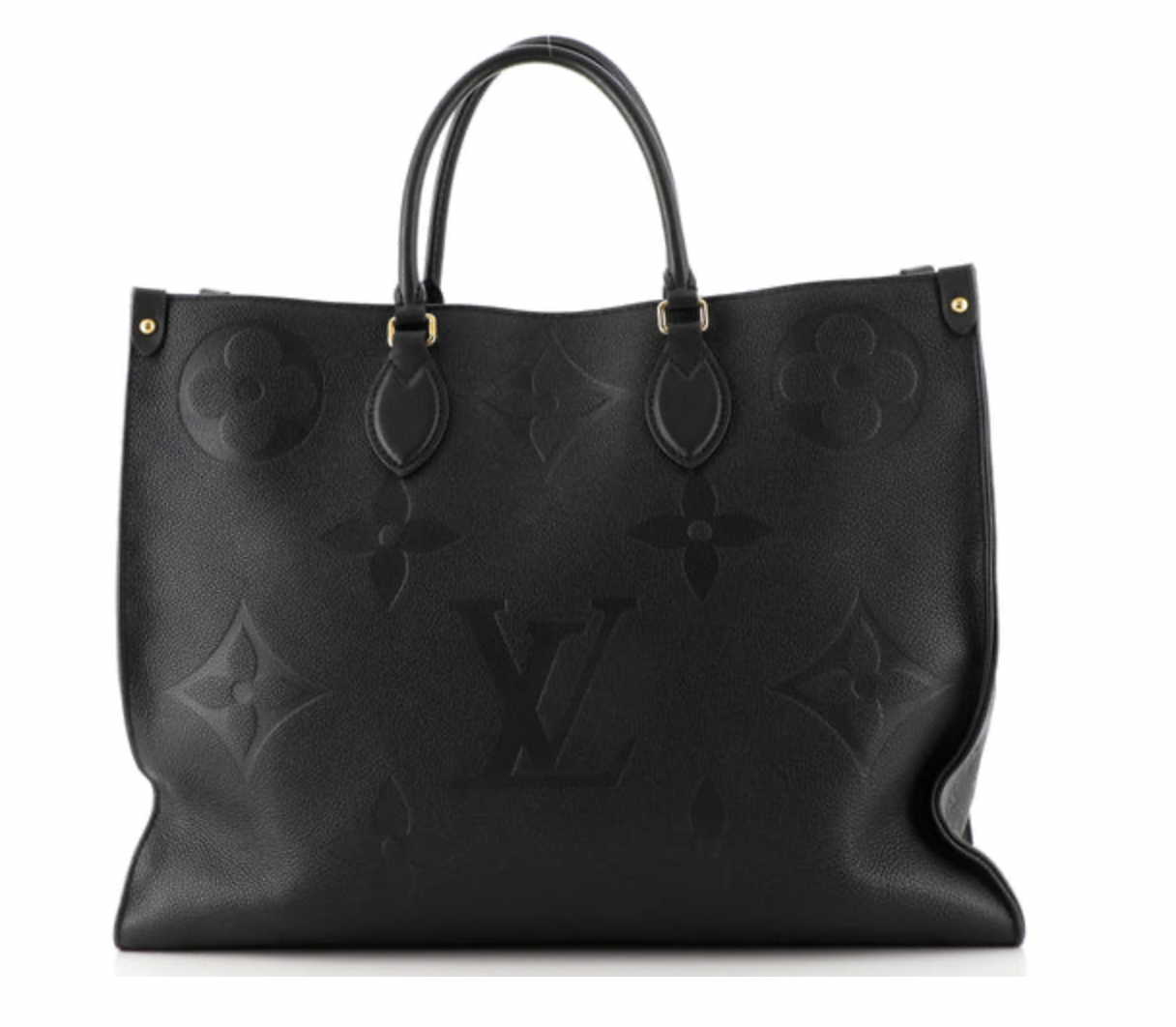 PRELOVED Louis Vuitton Black Empreinte Monogram Giant GM OnTheGo Tote DU0280 011723 LS