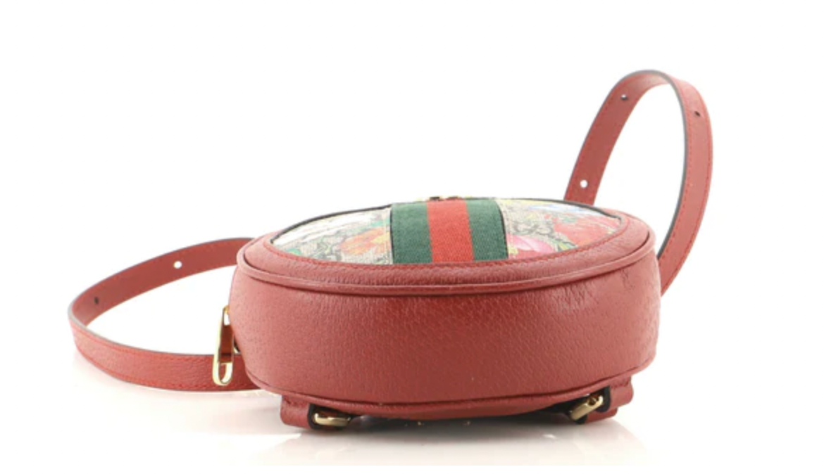 Preloved Gucci Ophidia Round Floral Backpack Bag 598661.2091 011723 LS