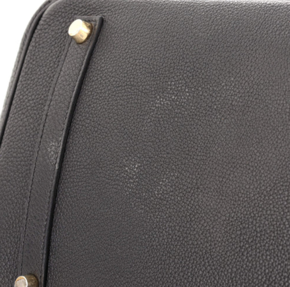 Preloved Hermes Birkin 35 Handbag Black Togo with Gold Hardware 011923