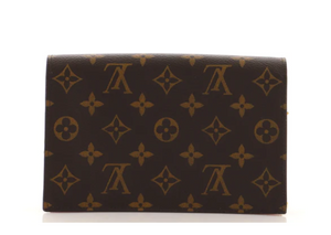 Louis Vuitton 2019 Monogram Flore Chain Wallet - Brown Crossbody