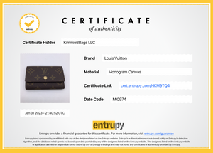 Preloved Louis Vuitton Monogram 6 Key Holder MI0974 020123