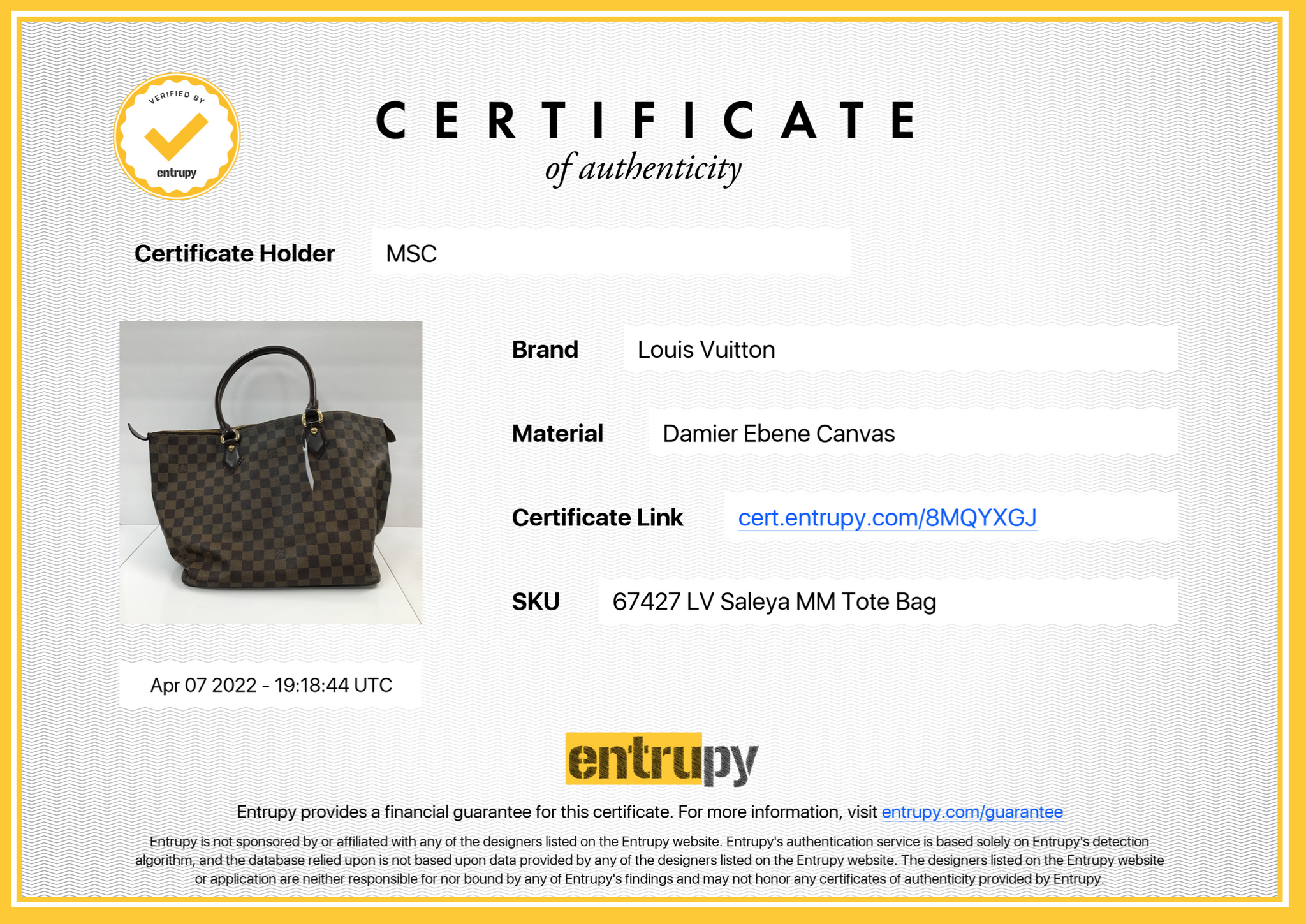 Preloved Louis Vuitton Damier Ebene Saleya MM Tote FL0038 021023 –  KimmieBBags LLC