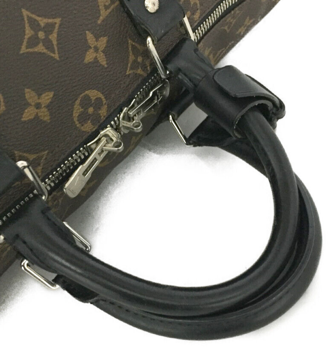 LOUIS VUITTON Monogram Macassar Keepall 45 Bandouliere Duffle Bag –  Debsluxurycloset