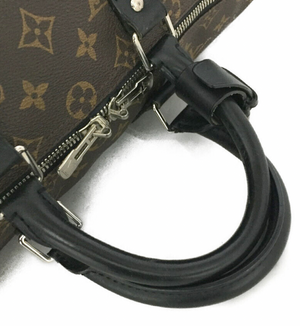 LOUIS VUITTON Monogram Macassar Keepall 45 Bandouliere Duffle Bag