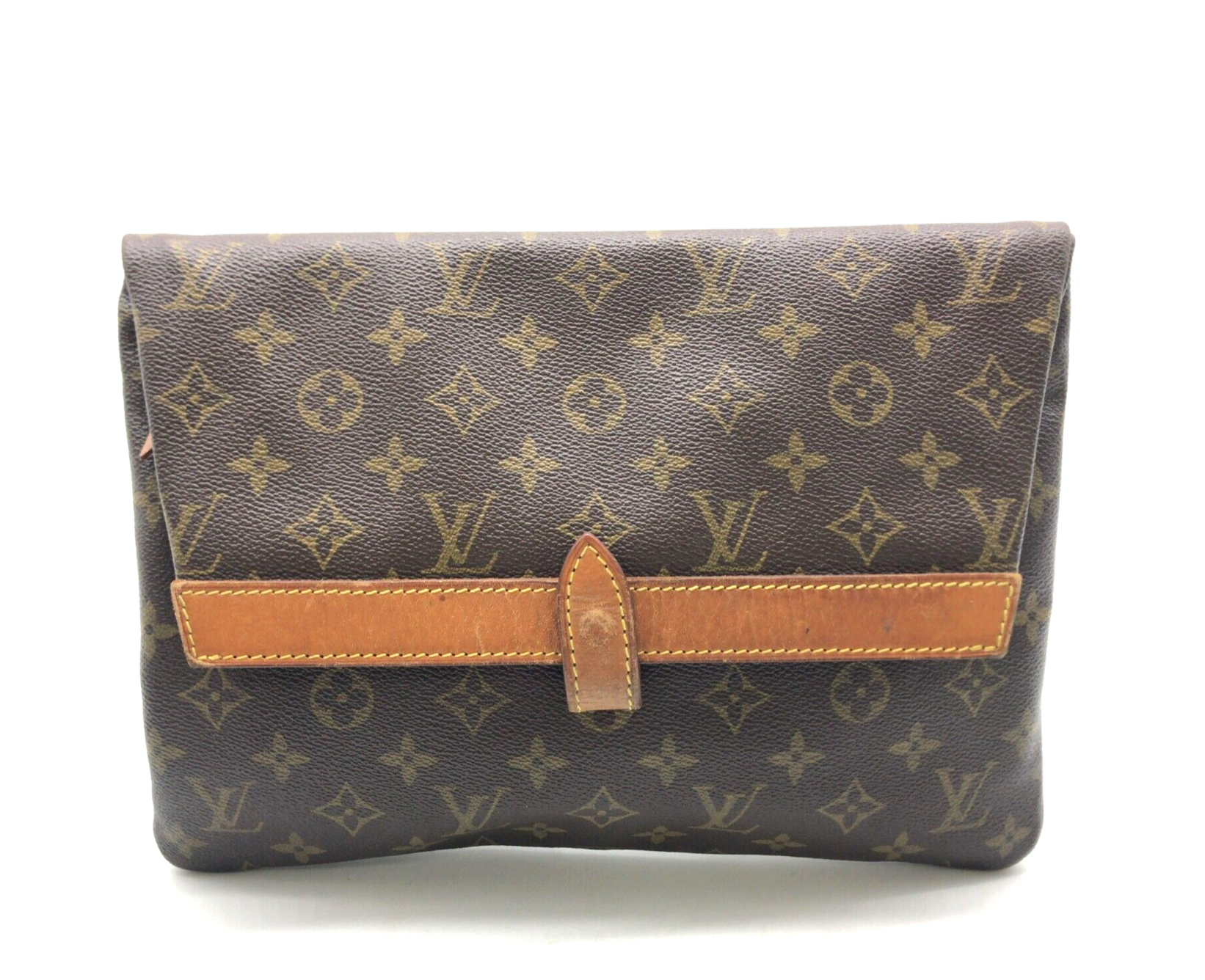 Preloved Louis Vuitton Monogram Pochette Priant Clutch Bag GKQ7H8Y 031123
