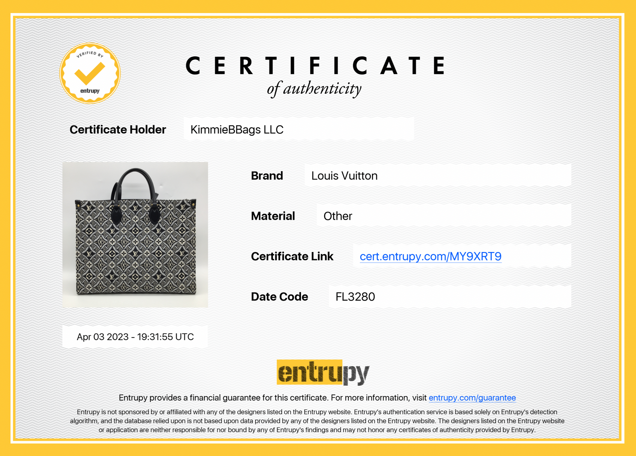 Louis Vuitton OnTheGo PM Blue - Branded Line