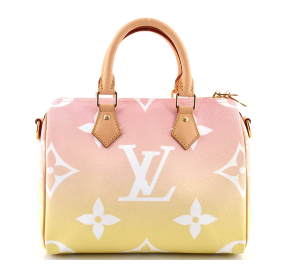 (LIKE NEW) Louis Vuitton Giant Monogram Speedy 25 Bandolier Bag By the Pool Collection 011123