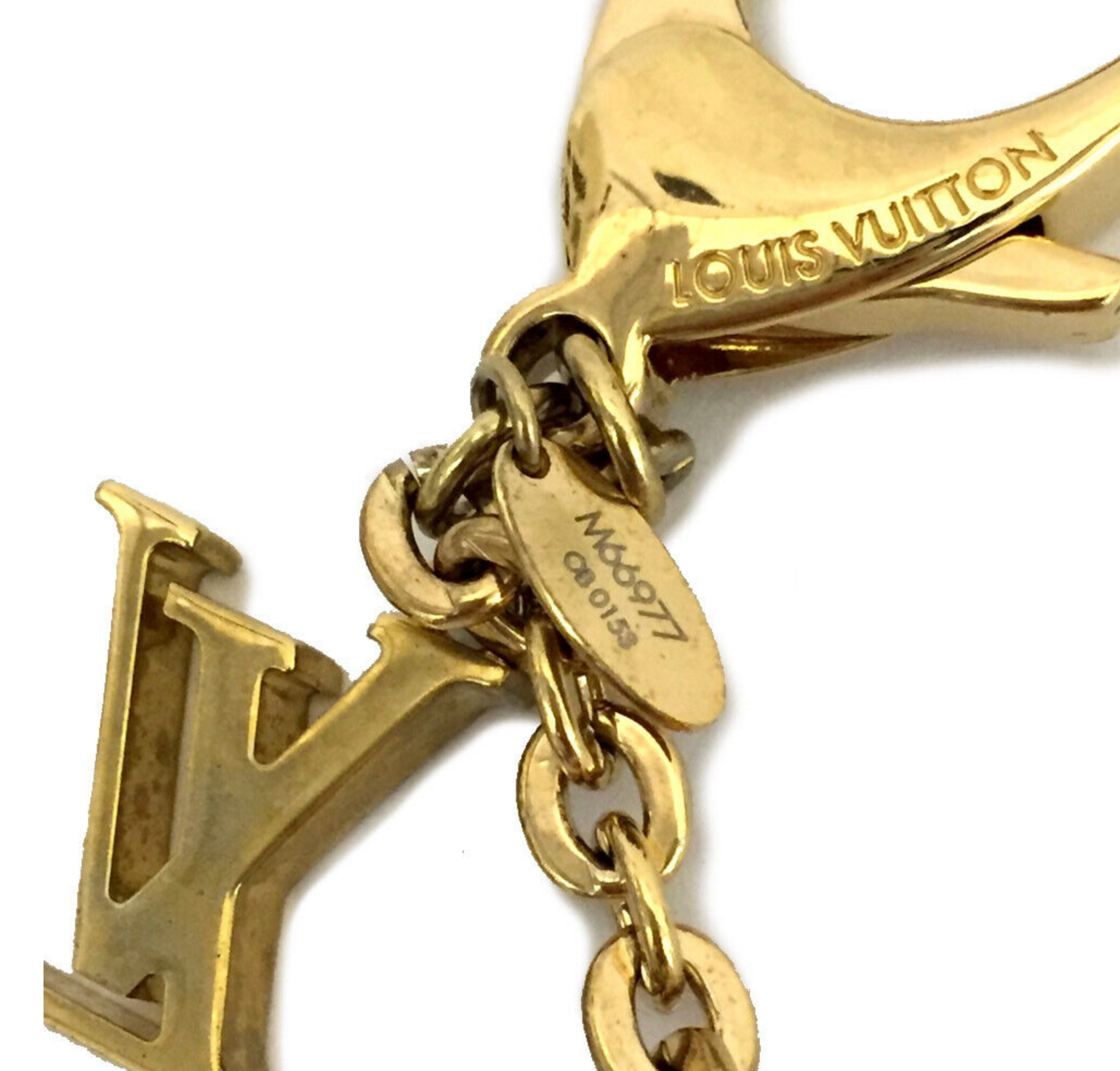 PRELOVED Louis Vuitton Holo Flower Key Ring Charm OB0153 011323