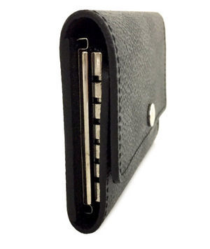 Preloved Louis Vuitton Black Epi 6 Key Holder CT3128 100223