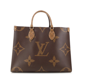 PRELOVED Louis Vuitton Giant Reverse Monogram OnTheGo MM Tote 011823 LS