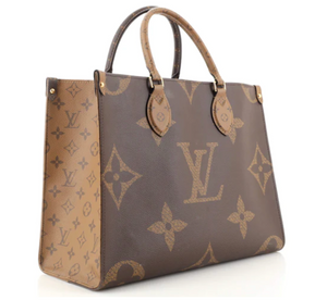 PRELOVED Louis Vuitton Giant Reverse Monogram OnTheGo MM Tote 011823 LS