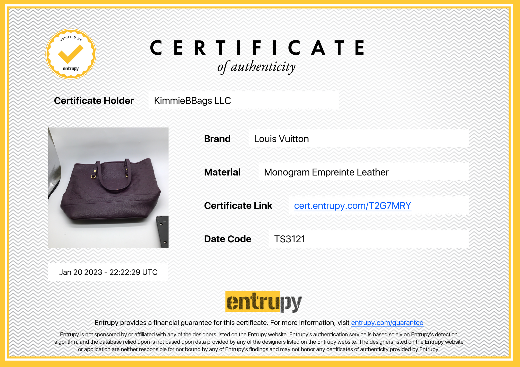 PRELOVED LOUIS VUITTON Monogram Empreinte Purple Leather Citadine PM B –  KimmieBBags LLC