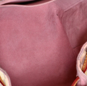 Louis Vuitton Georges BB Pink Red Stripe Shoulder Bag - NOBLEMARS