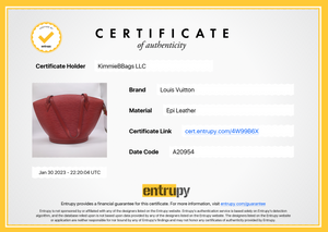 PRELOVED Louis Vuitton Saint Jacques GM Red Epi Leather Shoulder Bag A20954 013022