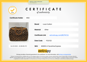 Louis Vuitton $3160 *SUNSHINE EXPRESS* Wooly BABY Souple Gold