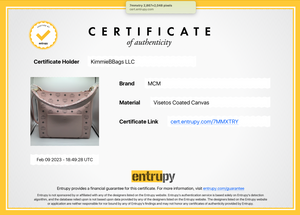 PRELOVED MCM Visetos Pink Leather Aren Medium Crossbody MWHDSTA10QH001 021023