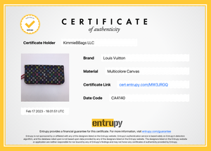 Preloved Louis Vuitton Multicolor Black Canvas Insolite Wallet CA4140 022223