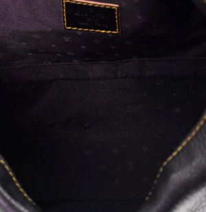 Louis Vuitton Black Leather Suhali Lingenieux Frame Doctor Bag at