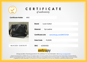 Preloved Louis Vuitton Black Epi Madnara PM Shoulder Bag FL0045 031023
