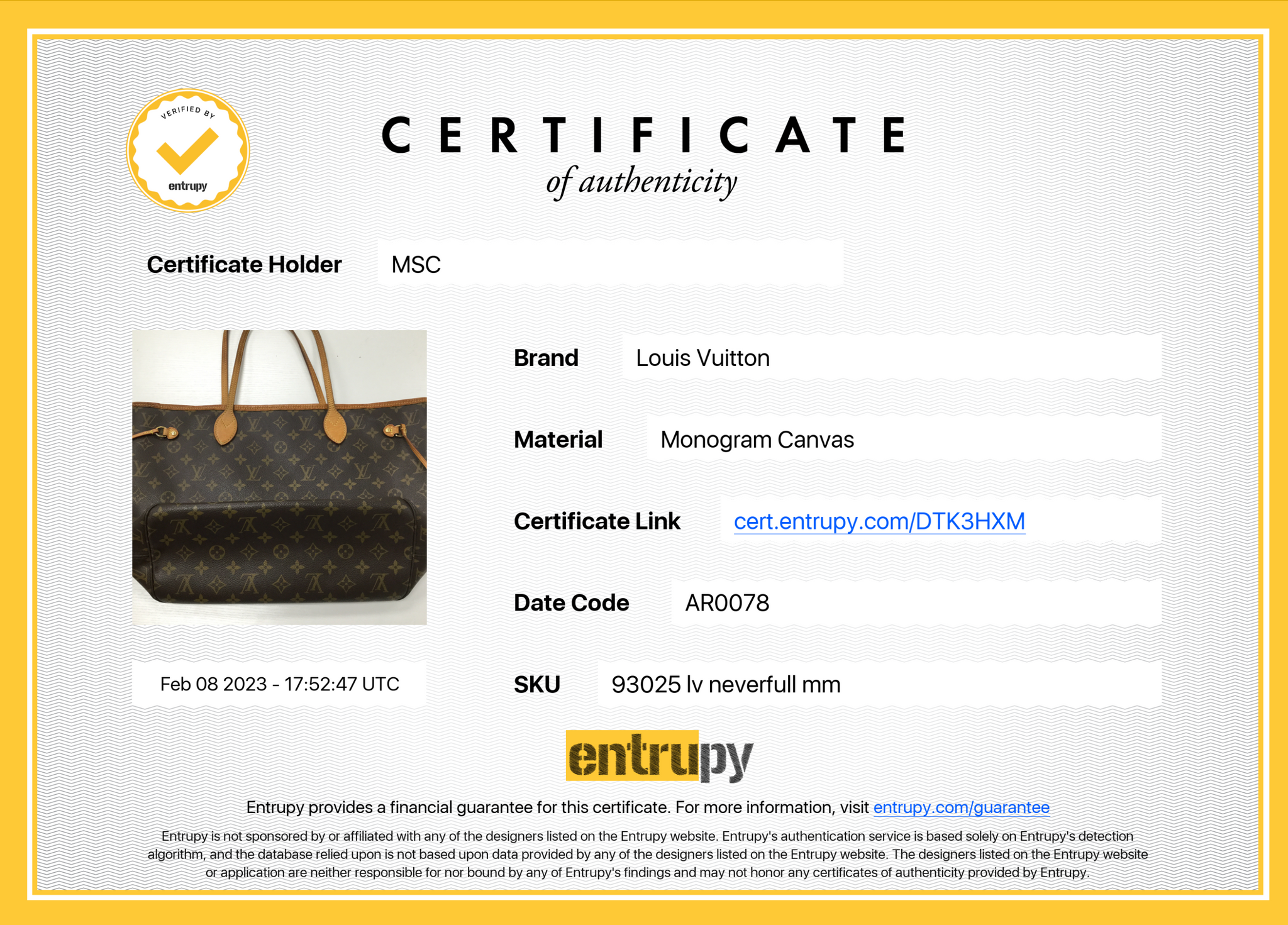 Preloved Louis Vuitton Monogram Neverfull MM Tote Bag AR0078 031123 –  KimmieBBags LLC