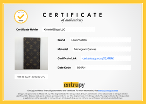 Preloved Louis Vuitton Monogram Checkbook Wallet 864AN 032523