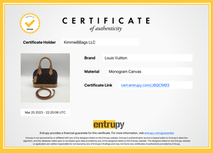Preloved Louis Vuitton Alma BB Monogram Handbag with Crossbody Strap J8QCM93 032523  *** LIVE LISTING