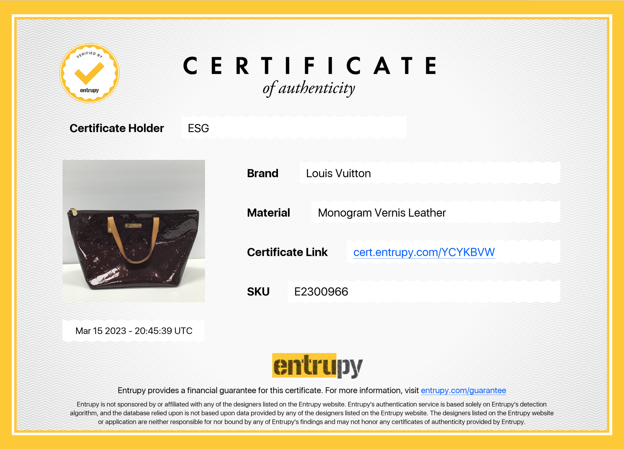 PRELOVED Louis Vuitton Burgundy Monogram Vernis Bellevue PM Bag YCYKBV –  KimmieBBags LLC