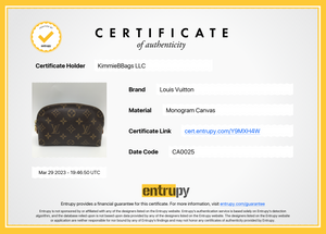 PRELOVED Louis Vuitton  MONOGRAM Cosmetics Pouch Y9MXH4W 040123 LIVE LISTING ***