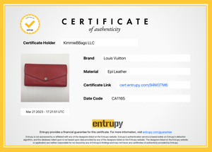 Preloved Louis Vuitton Epi Leather Josephine Wallet CA1165 040223 –  KimmieBBags LLC