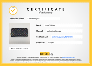 Preloved Louis Vuitton Monogram Multicolore Black Zippy Long Wallet CA3191 040323
