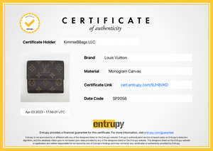 Preloved Louis Vuitton Monogram Portefeiulle Elise Trifold Wallet 9JH8VKD 040123 *** LIVE LISTING ***