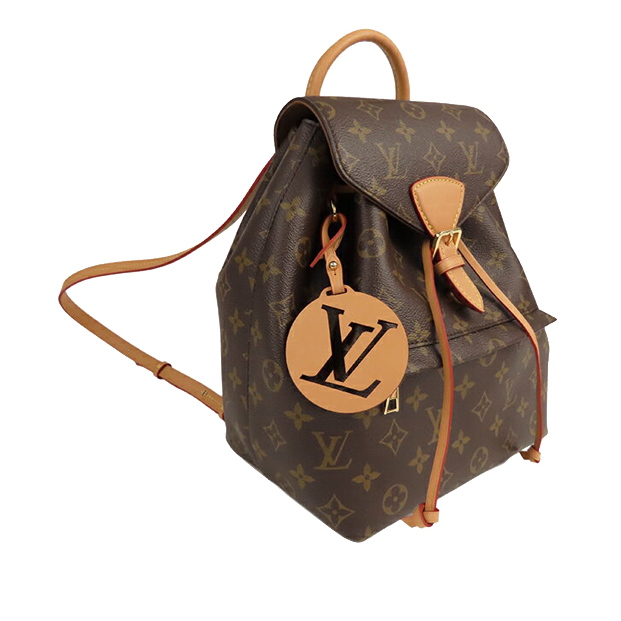Louis Vuitton Montsouris PM Monogram Canvas Backpack Brown