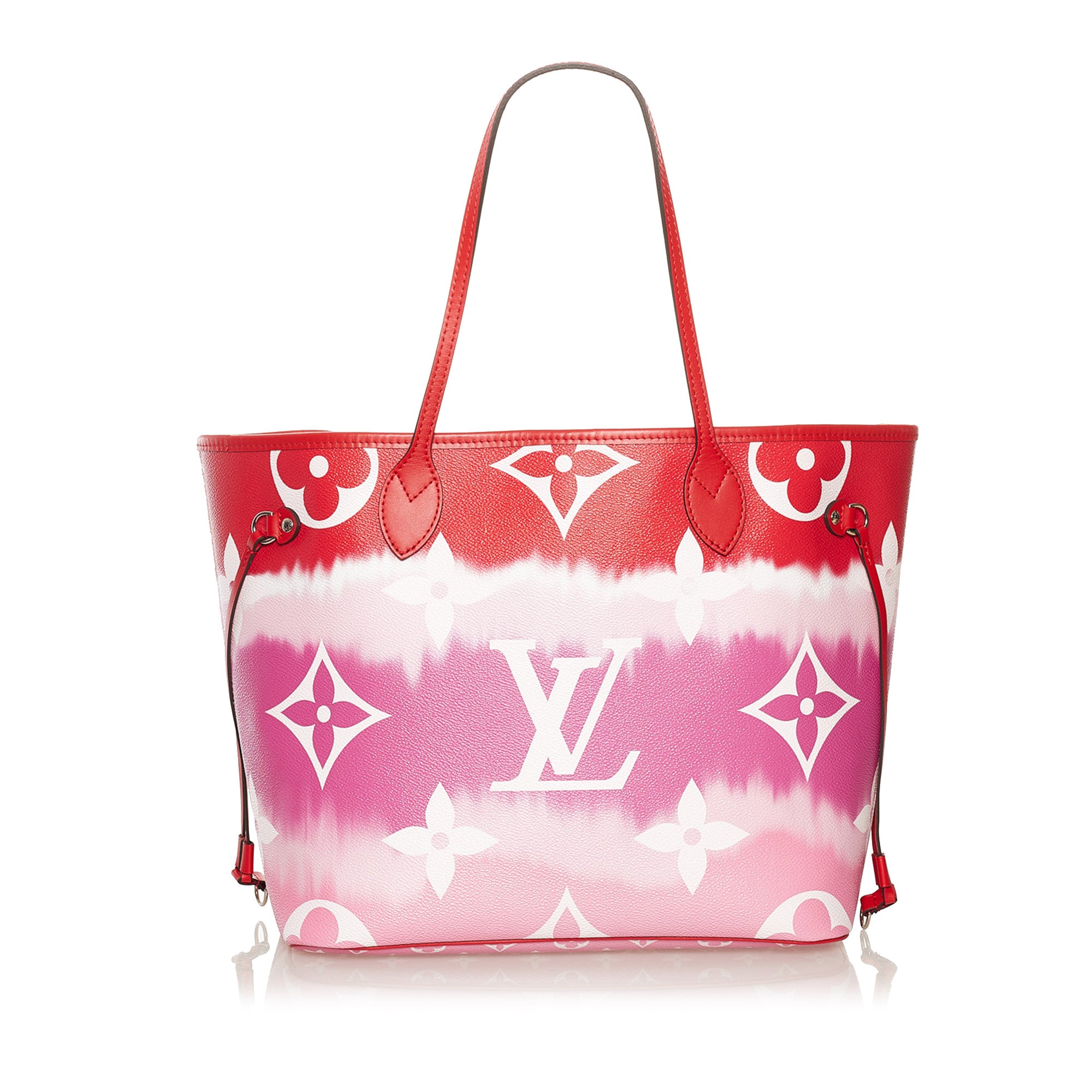 louis vuitton bag pink and white