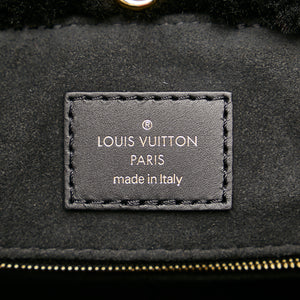 Louis Vuitton Black Monogram Giant Shearling Teddy Onthego GM Fur