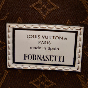 Louis Vuitton X Fornasetti Calfskin Architettura Petit Sac Plat Black White  Gold Hardware