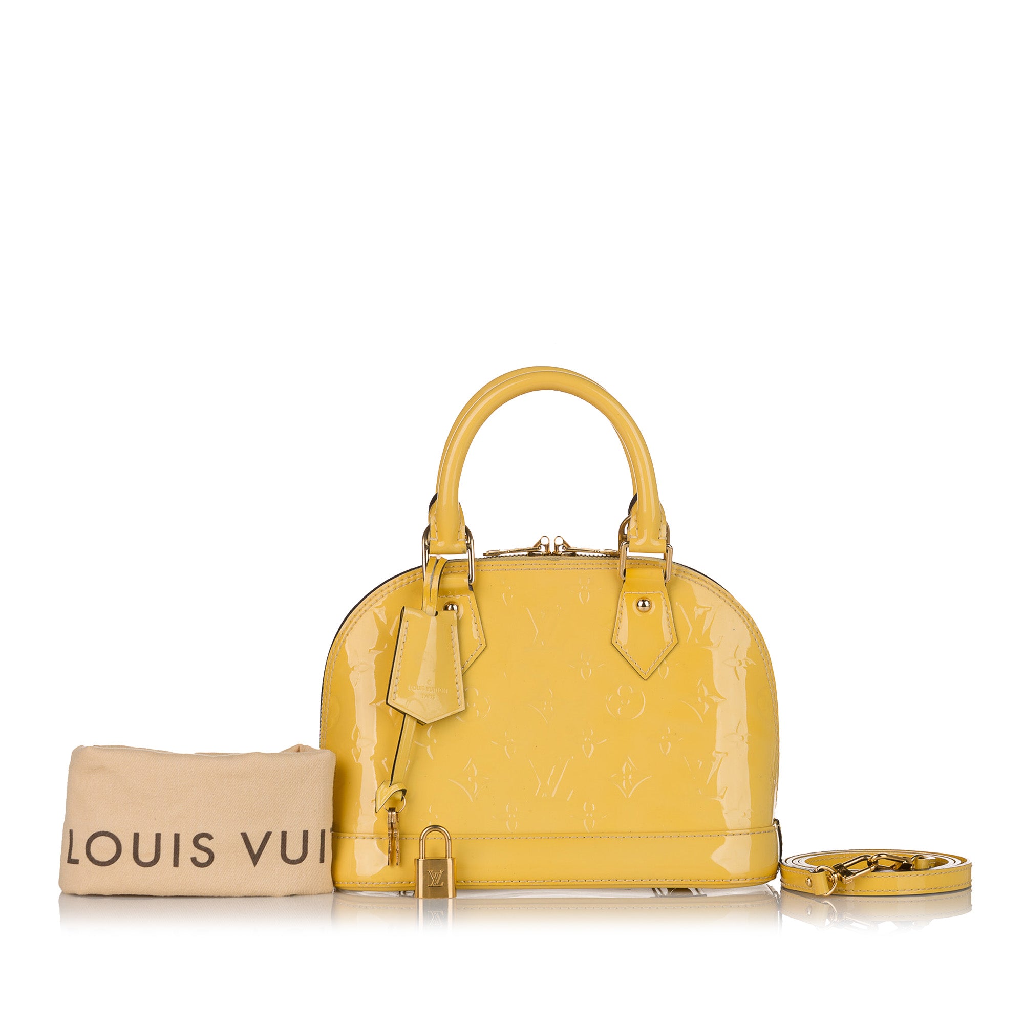 Louis Vuitton Alma bb EPI yellow