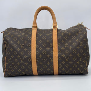 Louis Vuitton 1 of 1 Perle Monogram Vernis Keepall 45 Duffle Bag