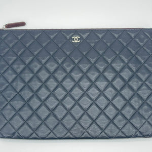 CHANEL Lambskin Quilted Mini Coco Bow Clutch With Chain Black 1047566